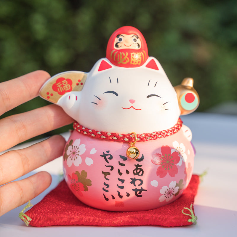 Japanese Cute Lucky Kitten Figurine