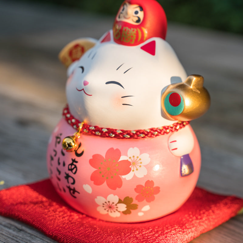 Japanese Cute Lucky Kitten Figurine