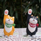 Adorable Shina Inu Figurines