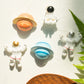 Set of 6 Or More Cute Astronauts And Planets Fridge Magnets