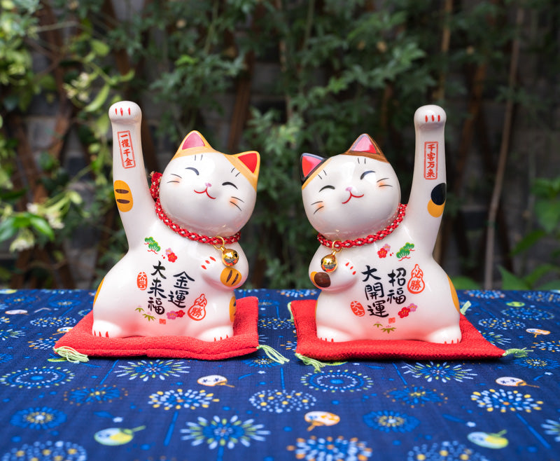 Japanese Lucky Cat Figurine