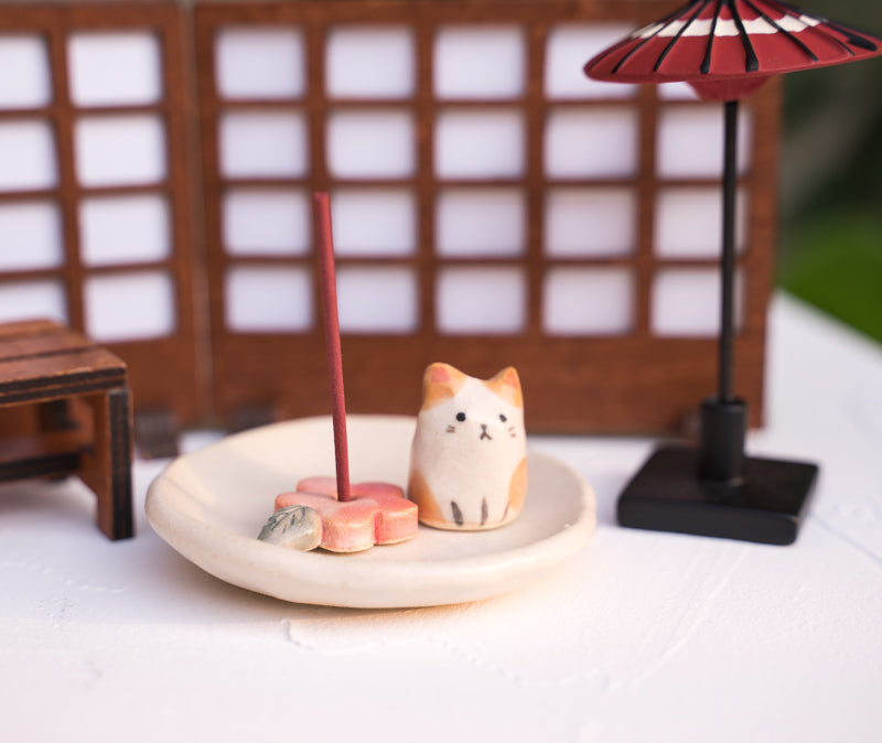 Cute Cat & Rabbit & Bird Stick Incense Holder