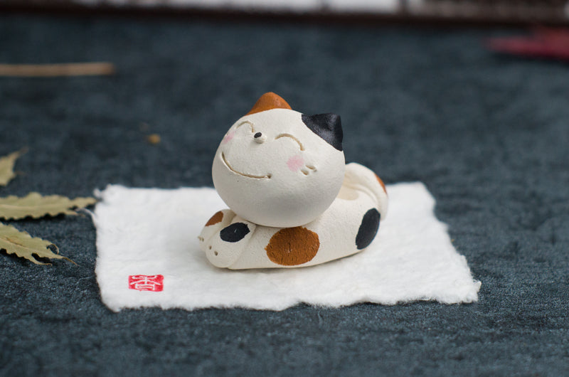 Japanese Cute Animal Pottery Clay Stone Diffuser