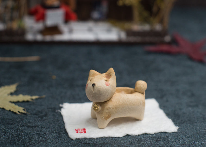 Japanese Cute Animal Pottery Clay Stone Diffuser