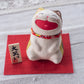 Japanese Cute Cat Laughing Out Loud Figurine