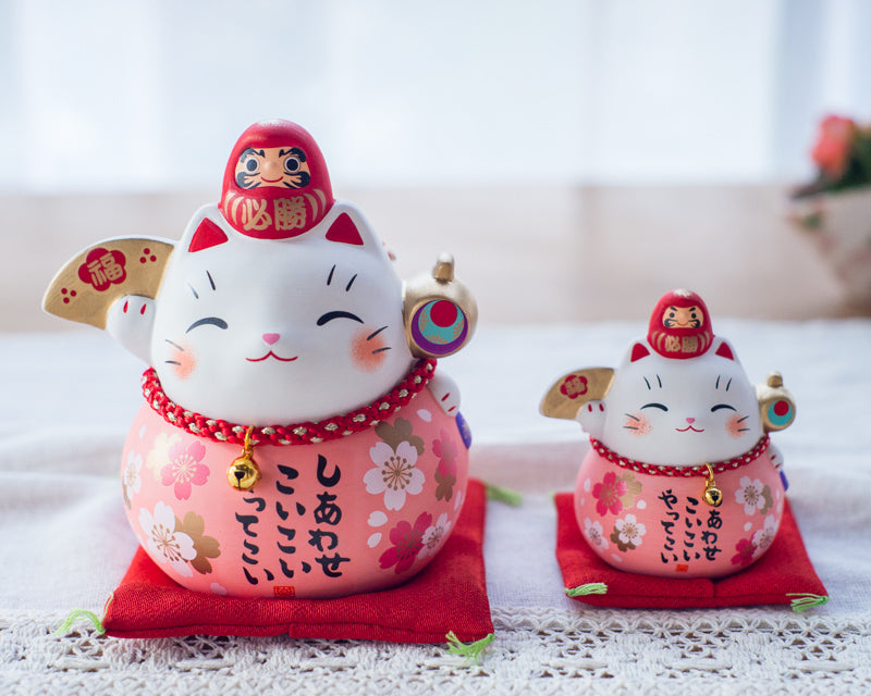 Japanese Cute Lucky Kitten Figurine