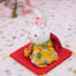 Japanese Cute Handmade Bunny Wearing Kimono Figurine