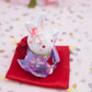 Japanese Cute Handmade Bunny Wearing Kimono Figurine