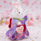 Japanese Cute Handmade Bunny Wearing Kimono Figurine