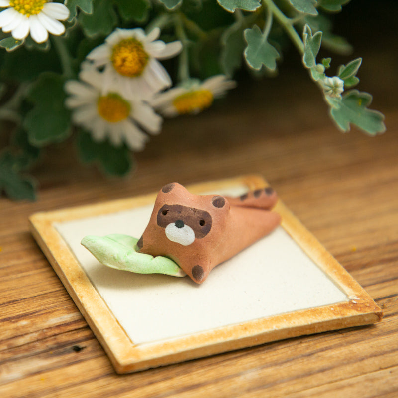 Cute Raccoon Stick Incense Holder