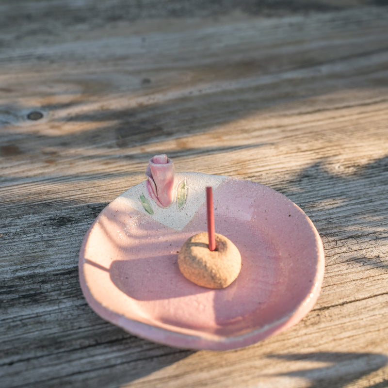 Rose & Sakura Incense Stick Holder