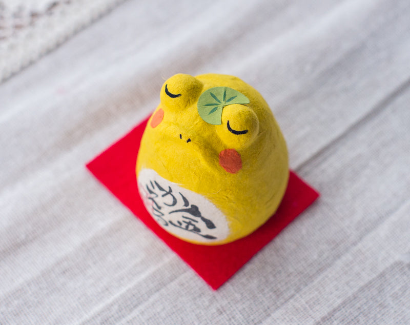 Japanese Kawaii Frog Figurine