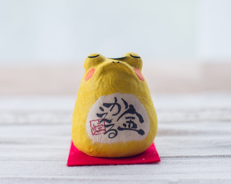 Japanese Kawaii Frog Figurine