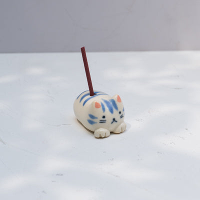 Cute Mini Cat & Rabbit Stick Incense Holder