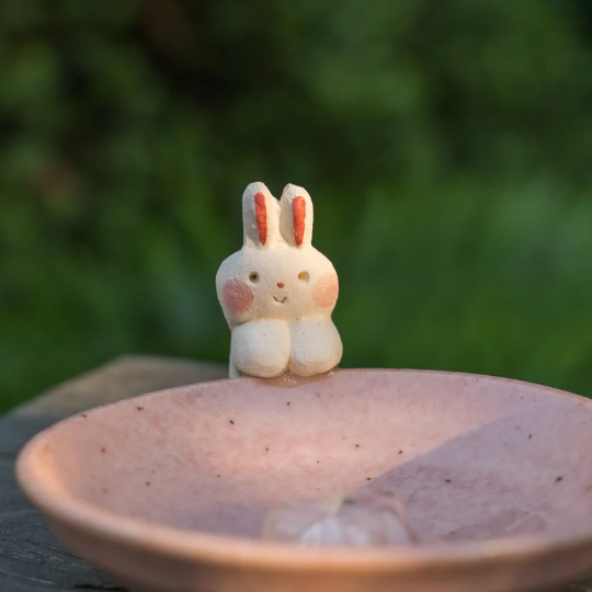 Cute Cat & Rabbit Incense Stick Holder