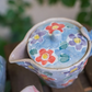 Japanese Vintage Hand-Painted Flower Coffee Mug & Tea Pot