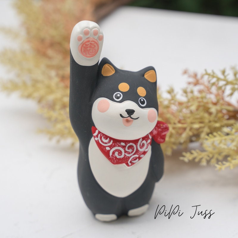 Adorable Shina Inu Figurines