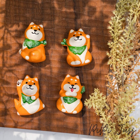 Cute Shiba Inu Dogs Fridge Magnet