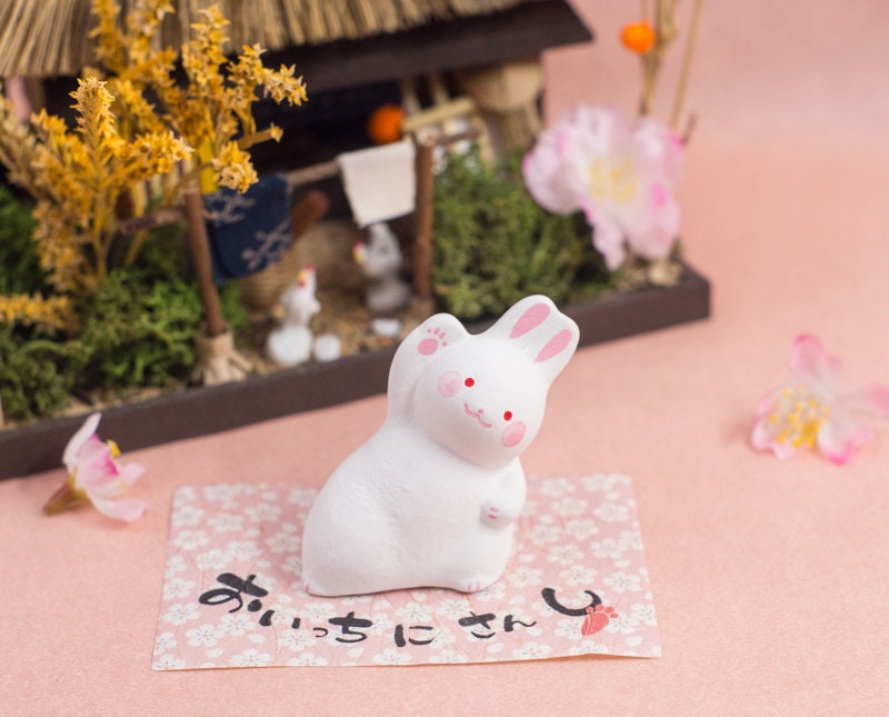 Japanese Cute Rabbit Figurines