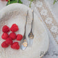 Plum Blossom Coffee & Dessert Spoon And Fork