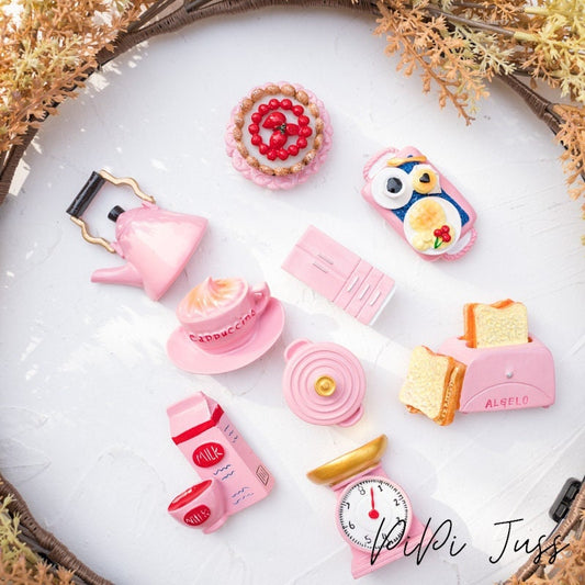 Set of 5 Or More Pink Cute Food Refrigerator Magnets