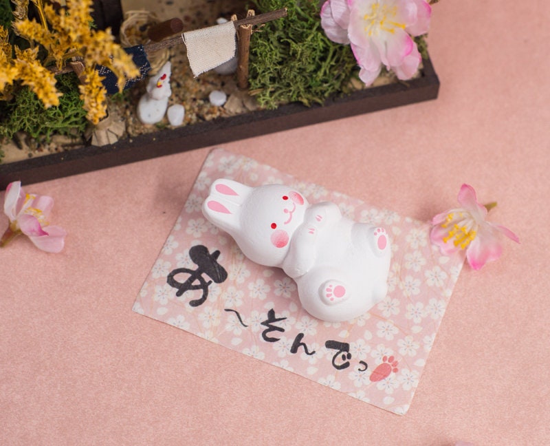 Japanese Cute Rabbit Figurines