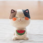 Japanese Adorable Cat And Kitten Figurines