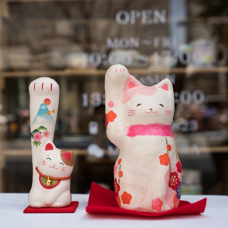 Japanese Lucky Cat Figurine