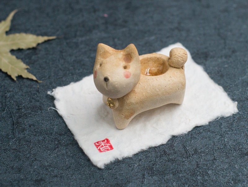 Japanese Cute Animal Pottery Clay Stone Diffuser