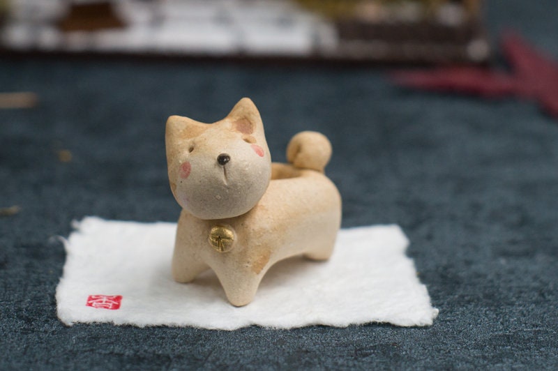 Japanese Cute Animal Pottery Clay Stone Diffuser