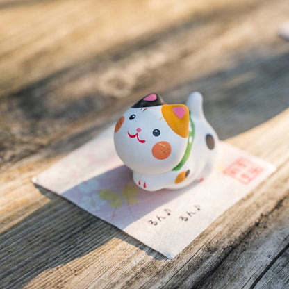 Japanese Kawaii Kitten Figurine