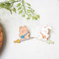 Set of 4 Cute Bear & Bunny Pin