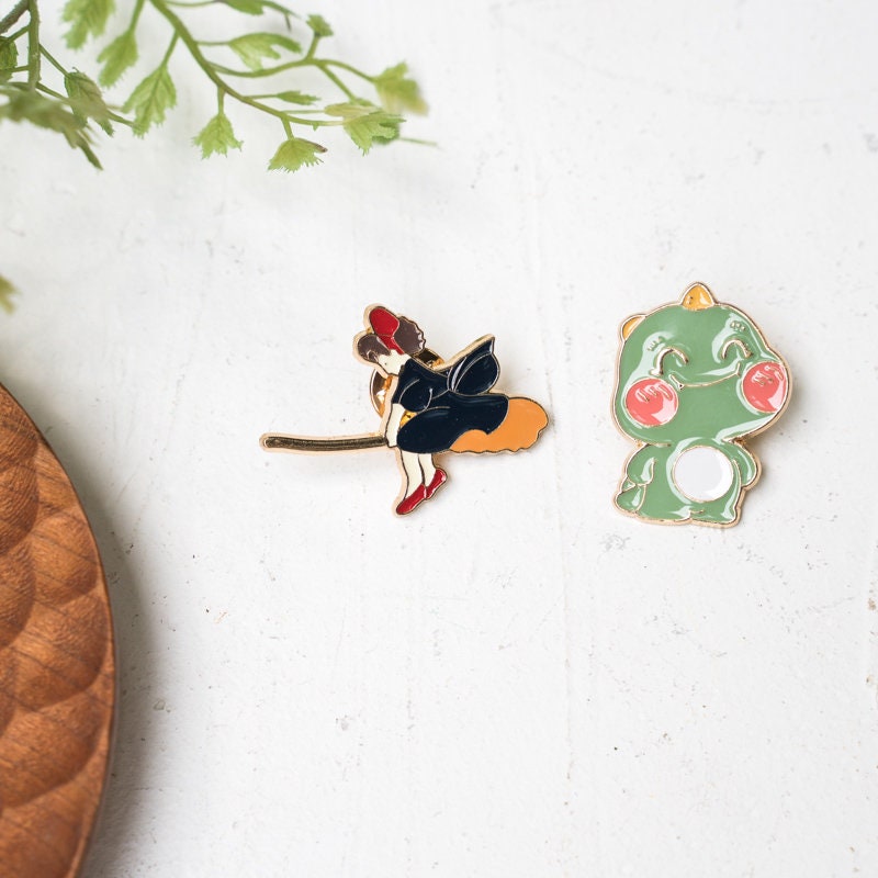 Set of 4 Cute Bear & Bunny Pin